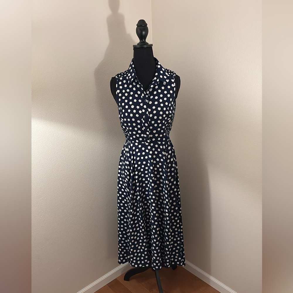 Kate Spade Navy Cloud Print Dress